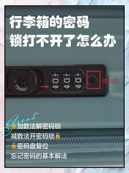 密码箱锁打不开了有什么办法