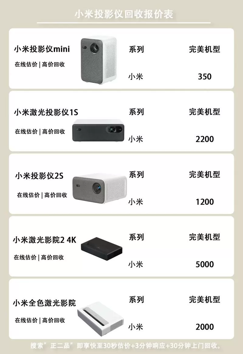 小米投影仪价格