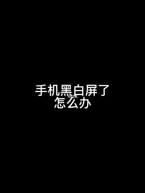 手机屏幕变成黑色怎么办