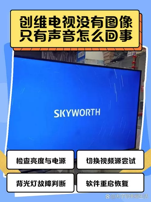 电视只能听到声音没有画面