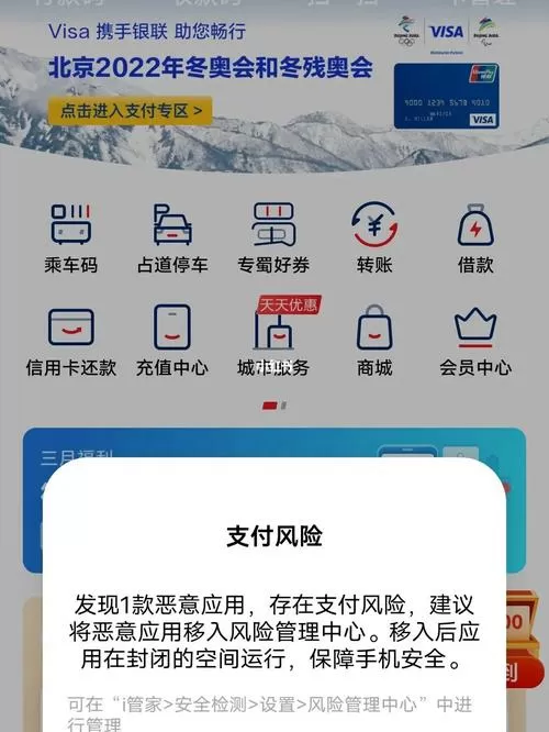下的软件有支付风险老是显示怎么办
