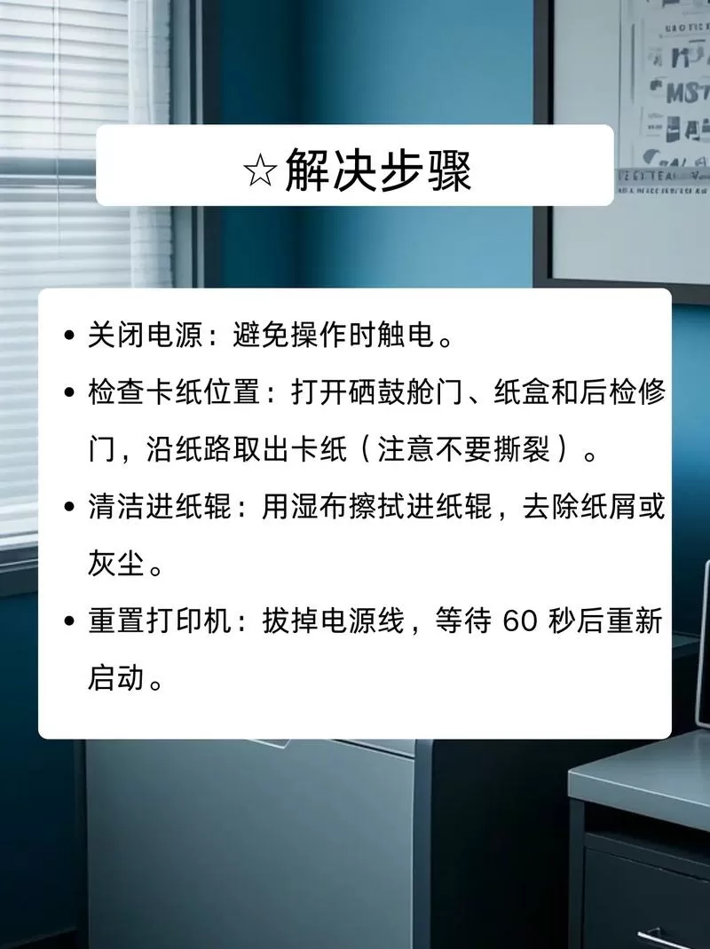 打印机严重卡纸怎么办