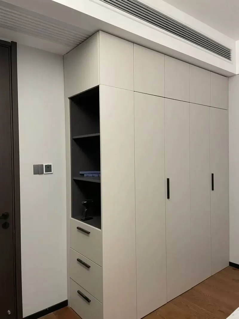 开放式柜子怎么加柜门