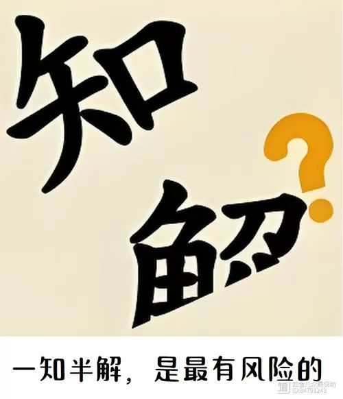 一知半解同样的词语