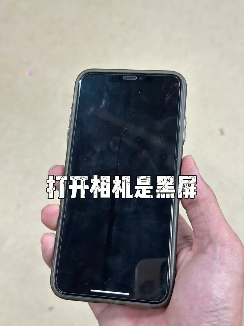 苹果打开相机黑屏
