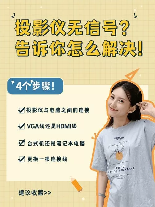 投影仪打开显示无信号怎么办