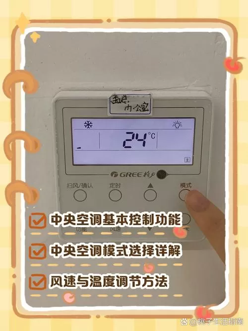 中央空调面板怎么关机