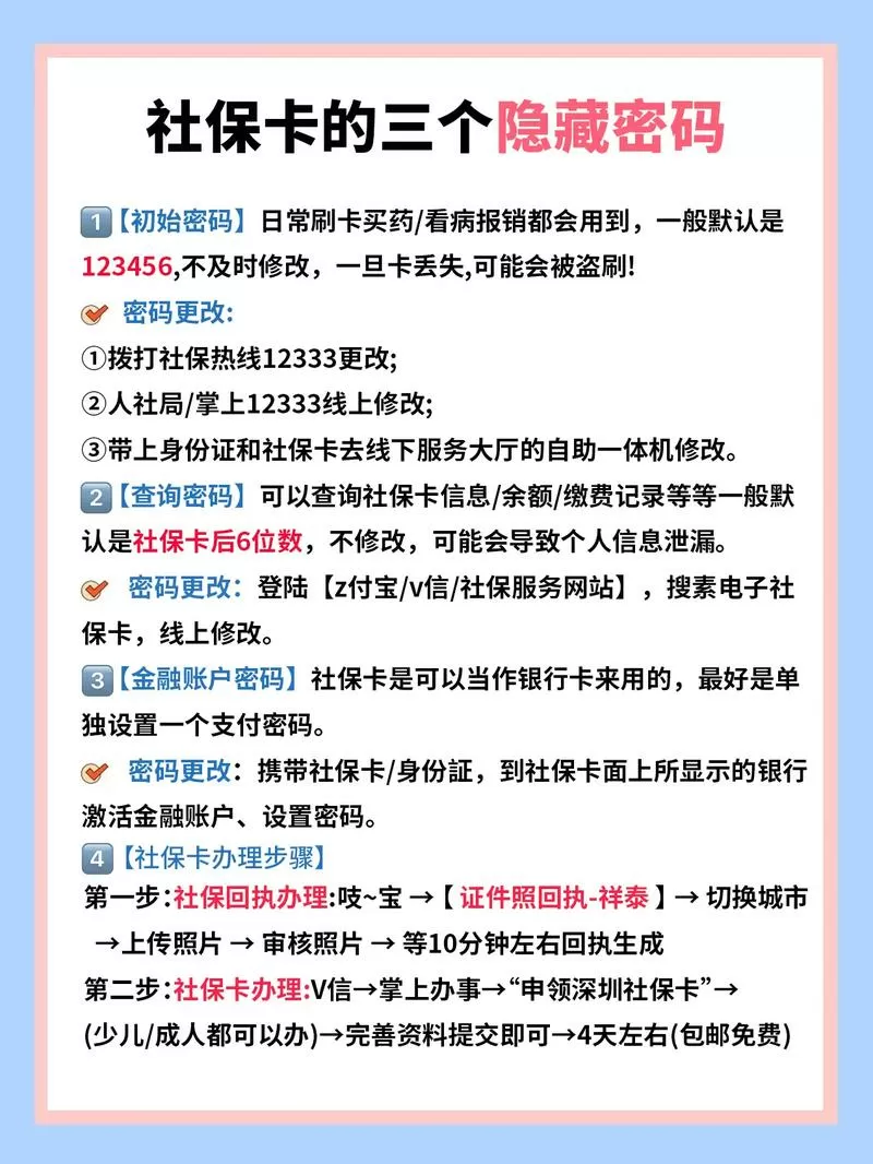 电子社保卡密码是什么密码
