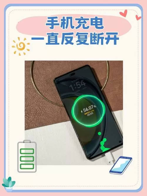 手机充电反复显示接上和断开