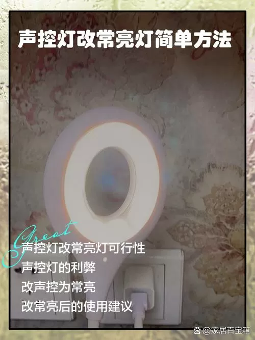 开关灯可以改为声控灯吗