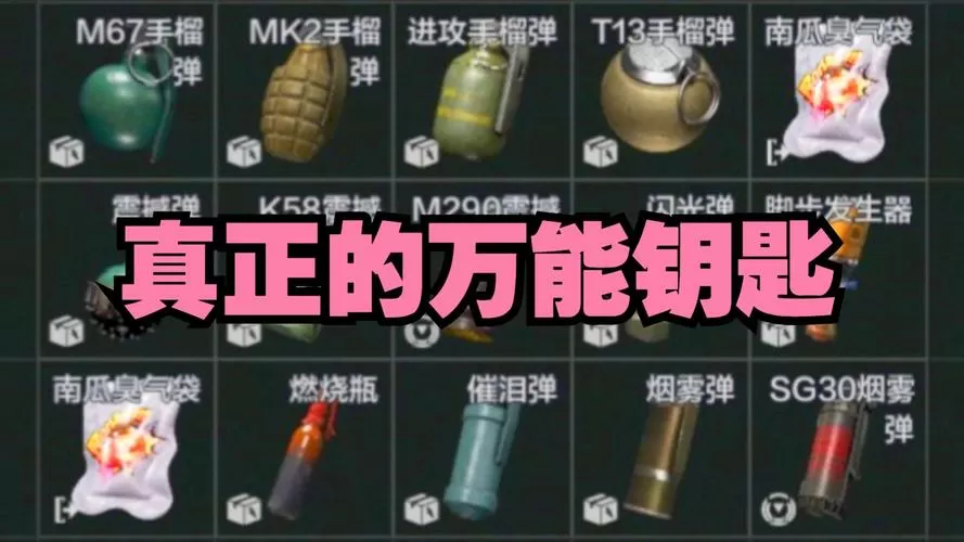 和平精英投掷物不能移动截图