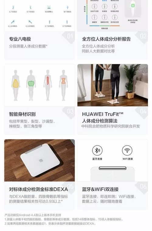 华为智能体脂秤使用说明