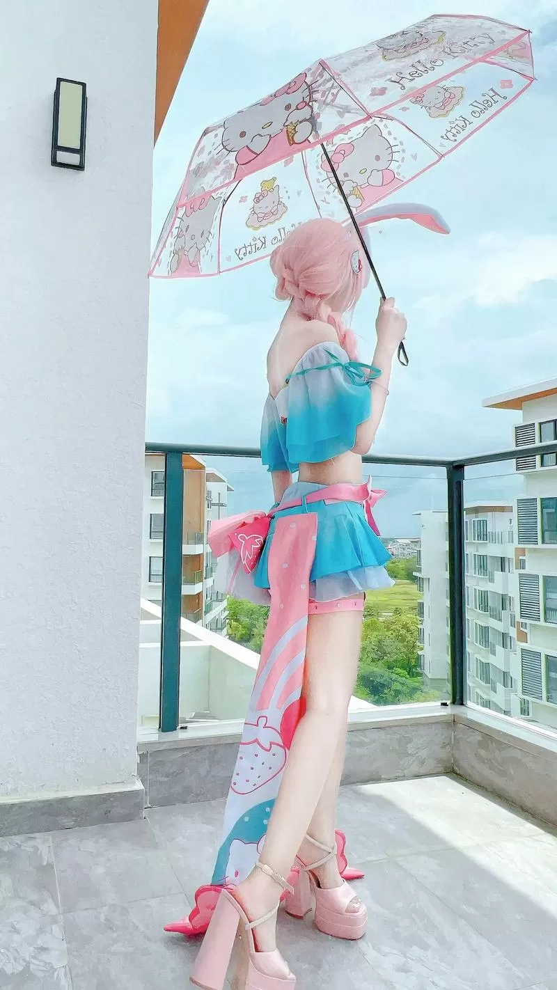 王者荣耀cos公孙离泳装
