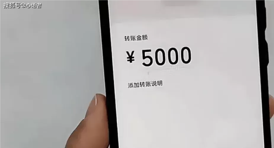 支付宝5000转账截图
