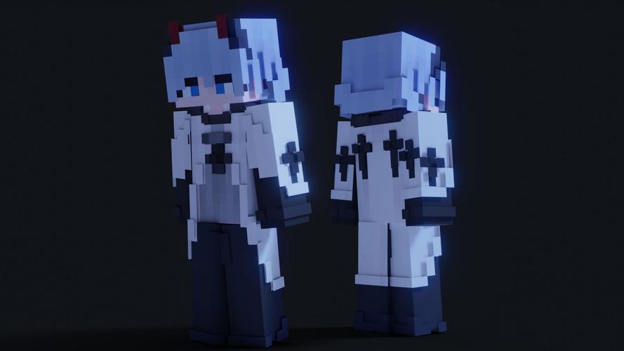 我的世界3d皮肤层mod截图