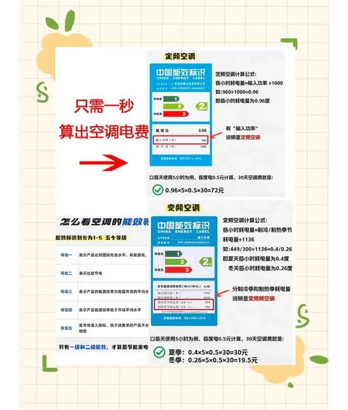 空调计算电费公式
