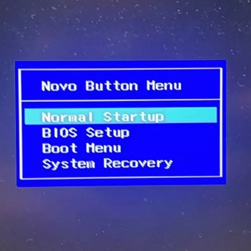 联想novo button menu