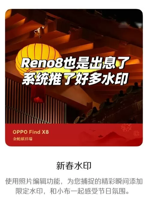 OPPO相机水印