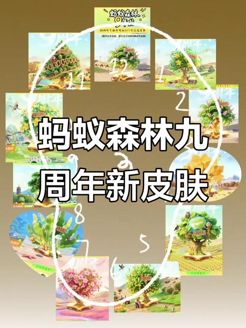 蚂蚁森林最新树皮肤加速永久