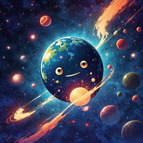 宇宙中最可爱的星球绅士版