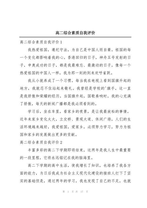 高二综合素质评价自我评价300字修改版游戏截图