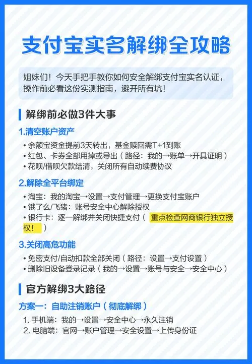 支付宝怎么解绑实名认证