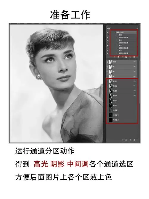 怎么给黑白照片上色