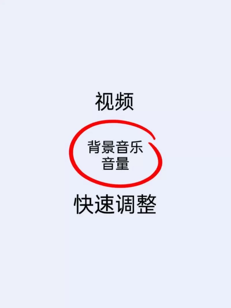 怎么把视频的背景音乐声音调小