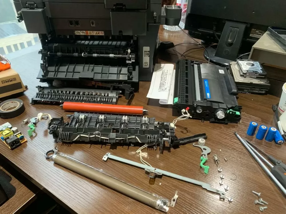 兄弟打印机激光卡纸怎么维修