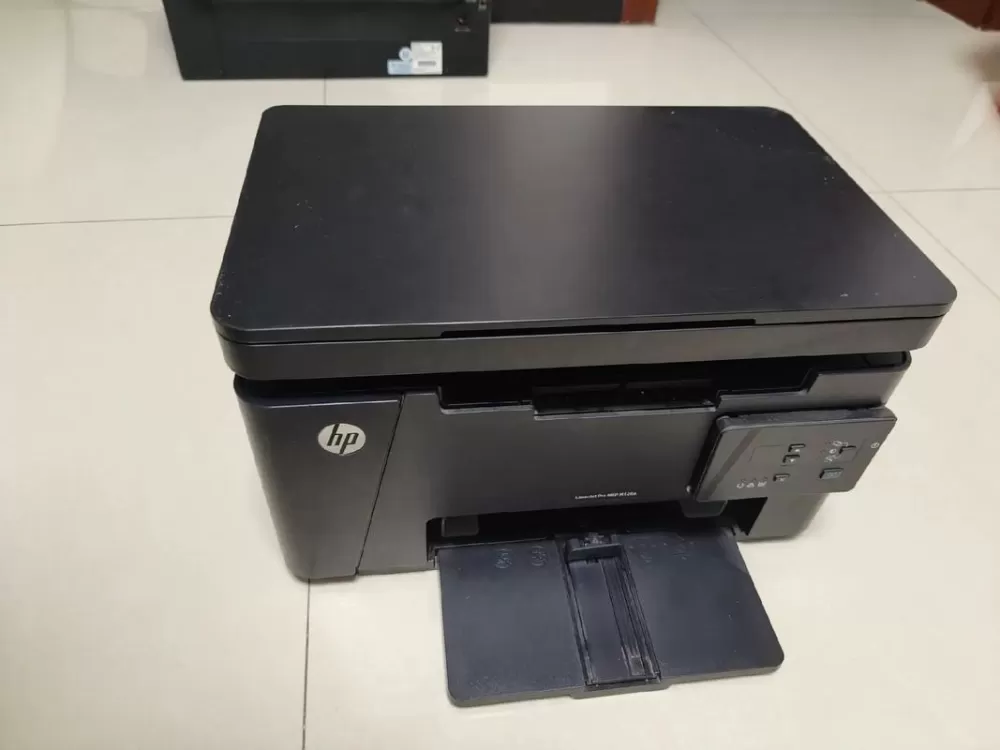 激光打印机打印一片黑截图