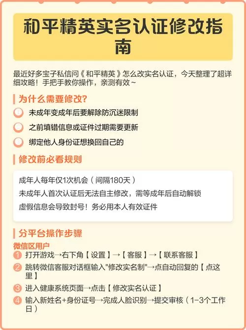 和平精英怎么第二次实名认证
