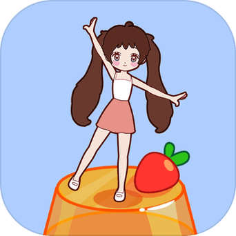 果冻女孩领红包图标