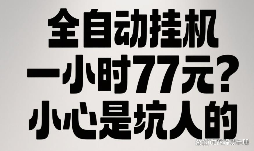 全自动挂机一小时77元软件缩略图
