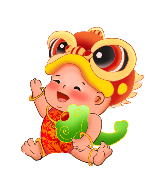 财神小童子福利图标