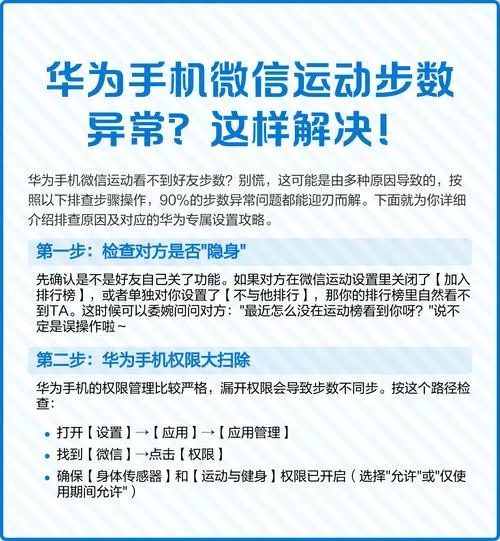 华为步数删不掉的原因