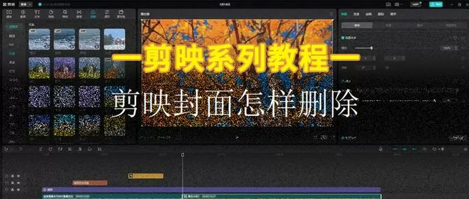 剪映怎么删掉已加入的素材包截图