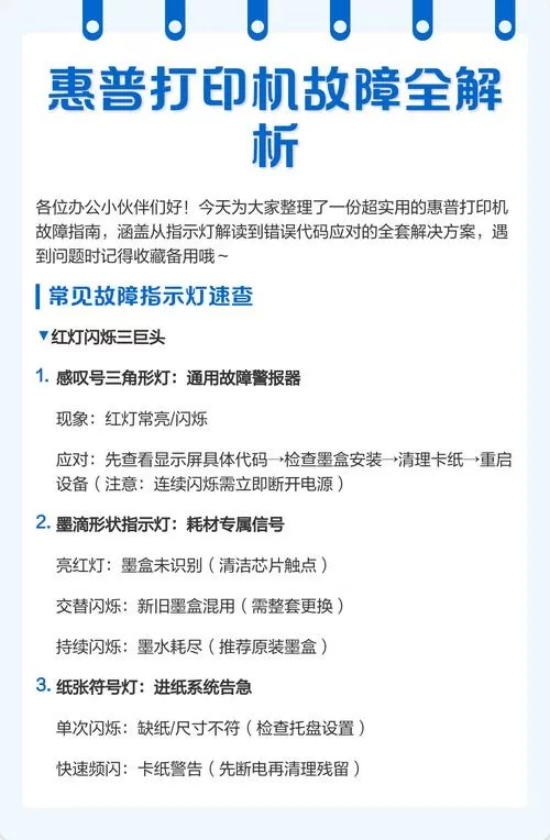 打印机故障30种图解