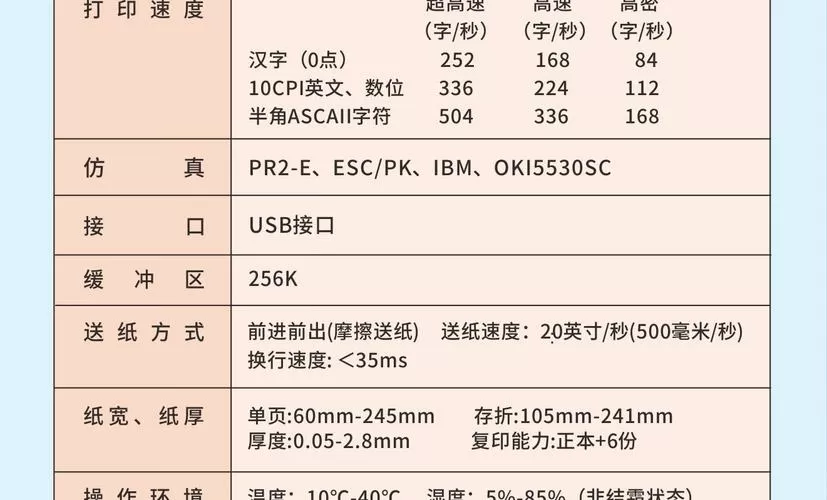 得实打印机参数设置
