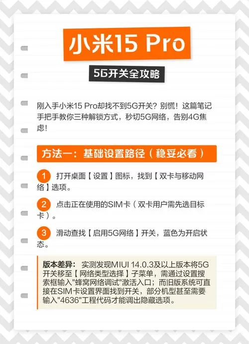 小米5g开关代码截图