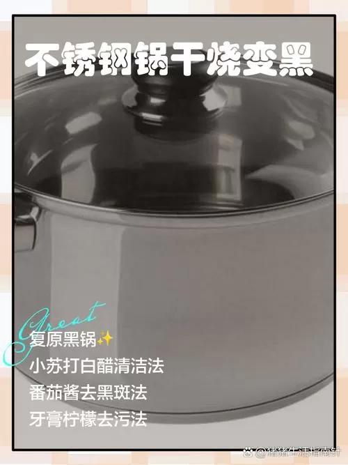 不锈钢锅发黑怎么去除