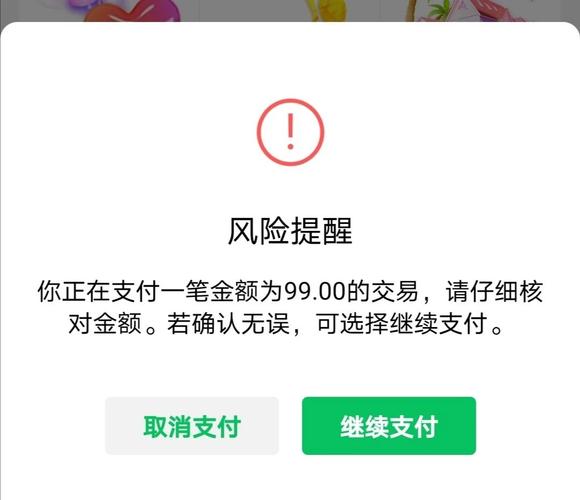 支付时出现软件有风险