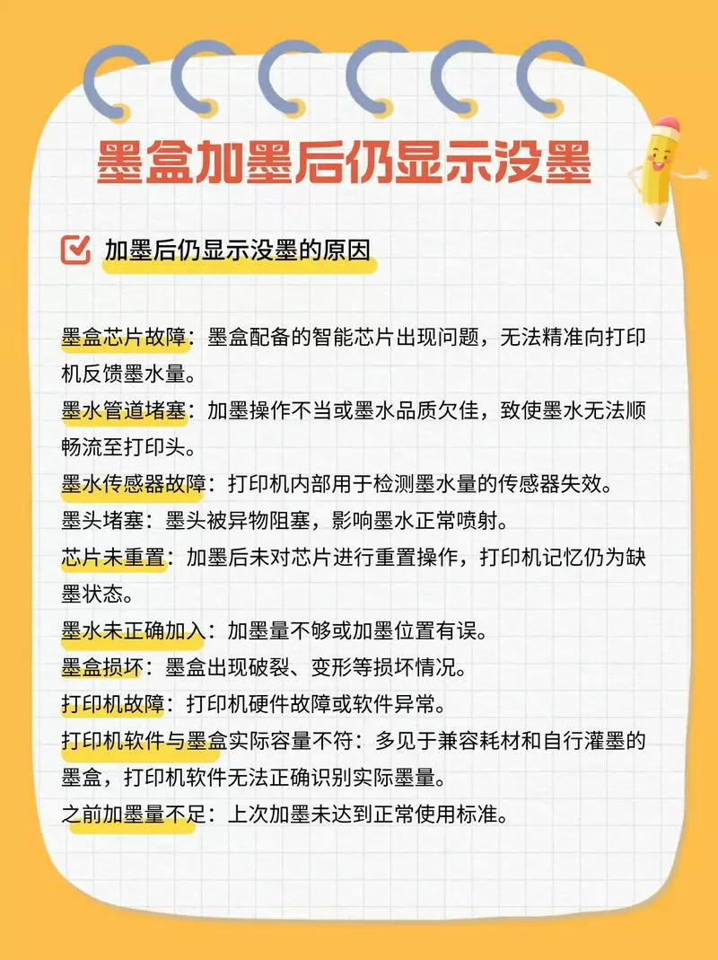 墨盒加墨后不能用了怎么办截图