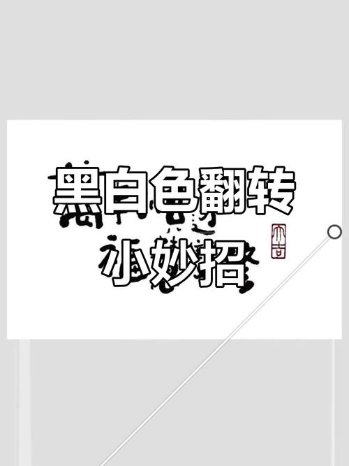 黑底白字转换白底黑字