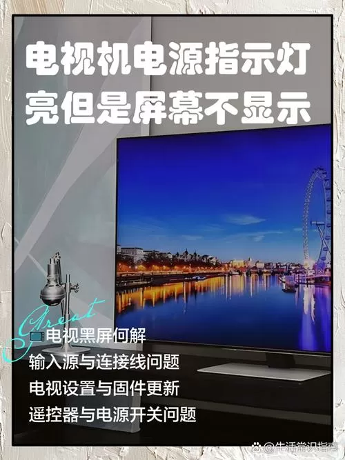 电视电源灯亮了,但是屏幕没反应