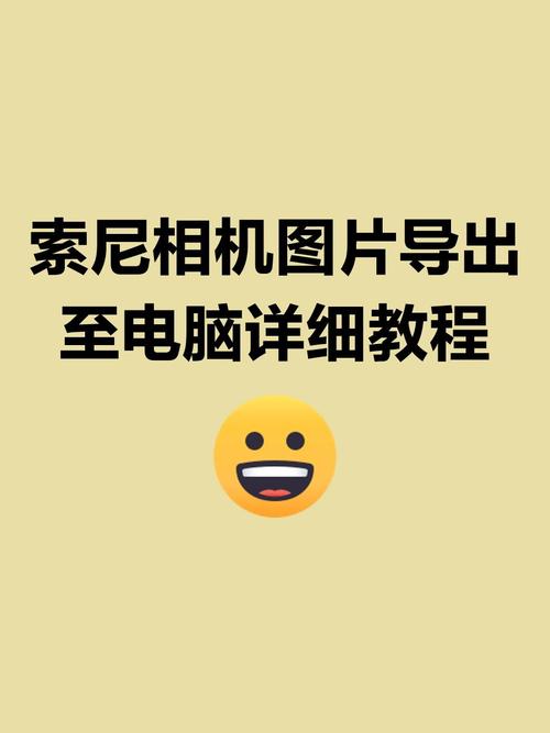 索尼相机连接电脑怎么导出图片