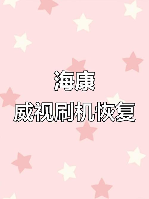 海康威视恢复出厂设置后怎么弄