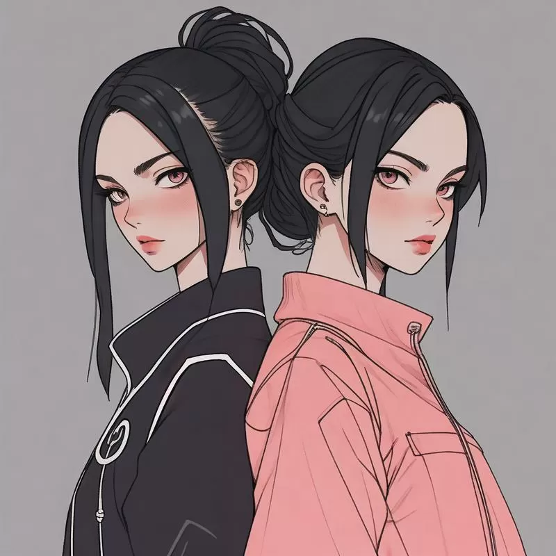 双胞胎姐妹和一个男主动漫