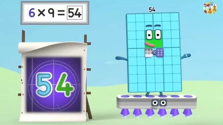 数字方块第七季九的乘法桌