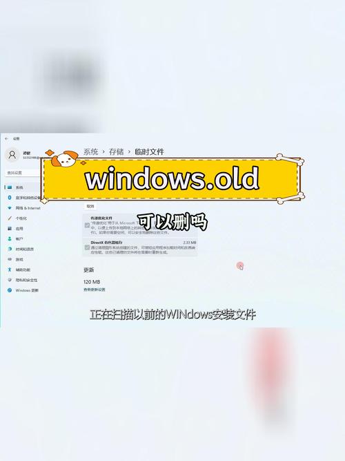 旧版系统文件可以删除吗