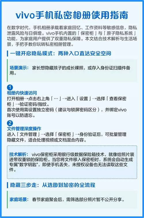 vivo手机隐私相册怎么设置